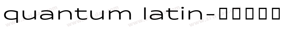 quantum latin字体转换
